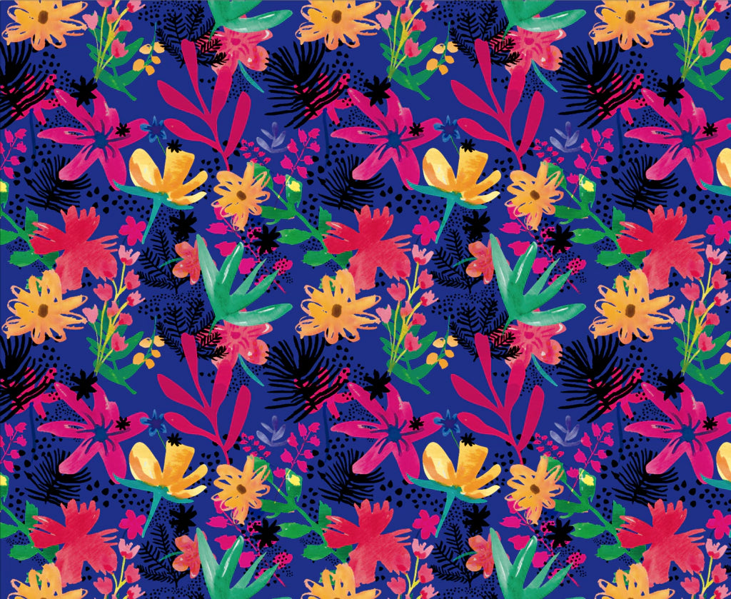 Floral azul