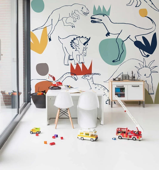 Dinos mural