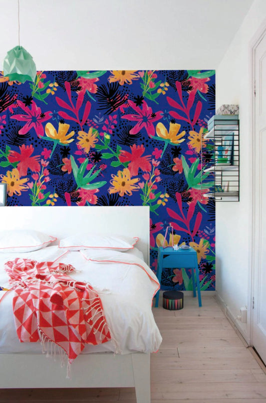 Floral azul